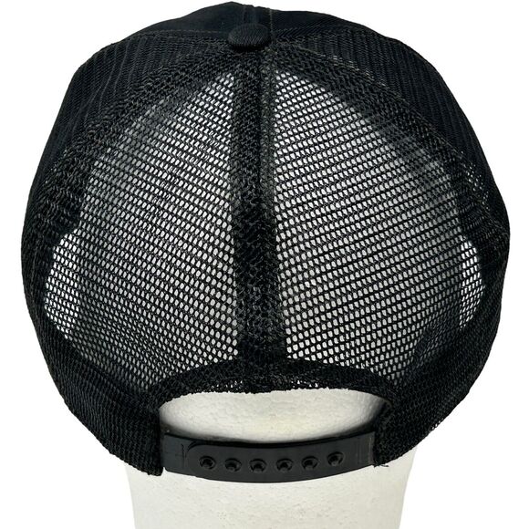Vintage Mission CP CSP Patch Trucker Hat Baseball Cap 80s Black Mesh Snapback - Picture 3 of 9